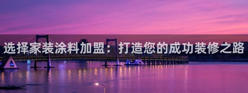 官方和记国际平台登录：选择家装涂料加盟：打造您的成功装修之路